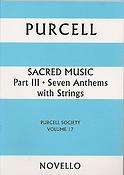 Purcell Society Volume 17(Sacred Music Part 3 Seven Anthems (Paperback))
