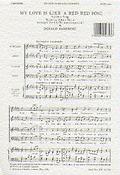 My Love Is Like A Red Red Rose (SATB)