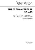 Three Shakespeare Songs