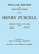 Henry Purcell: Fifteen Songs And Airs - Set 2 (Soprano Or Tenor)