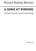 A Song At Evening - Vocal Score