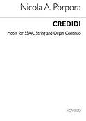 Credidi For SSAA Chorus and Piano