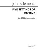J Five Settings Of Herrick Satb Vocal Score