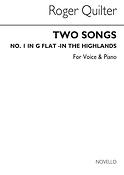 Two Songs (In The Highlands) Op26-no1 In G Flat