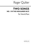 Two Songs (In The Highlands) Op26-no1 In E Flat