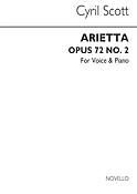 Arietta Op72 No.2-high Voice/Piano (Key-e Flat)