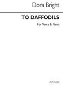 Bright To Daffodils Voice And Piano