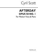 Afterday Op50 No.1-medium Voice/Piano (Key-b Flat)