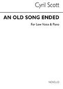 An Old Song Ended-low Voice/Piano (Key-e Flat)