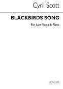 Blackbird's Song Op52 No.3-low Voice/Piano