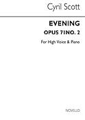 Evening Op71 No.2-high Voice/Piano (Key-e Flat)