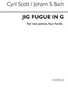 Scott/Bach Jig Fugue In G 2 Pianos/4 Hands