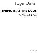 R Spring Is At The Door Low Voice And Piano