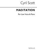 Meditation-low Voice/Piano (Key-b Flat)