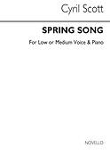 Spring Song-low Or Medium Voice/Piano
