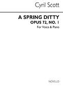 A Spring Ditty Op72 No.1-high Voice/Piano