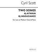 Two Songs Op56-low Or Medium Voice/Piano