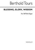 Blessing Glory Wisdom Satb