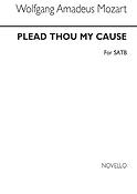Mozart Plead Thou My Cause Satb