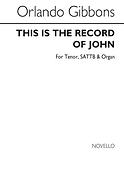 This Is The Record Of John T/Sattb/Org