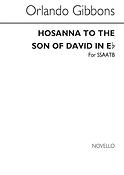Gibbons Hosanna To The Son Of David (In E Flat)