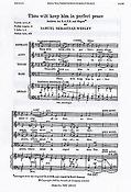 Thou Wilt Keep Him (SATB)