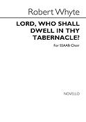 Lord Who Shall Dwell In Thy Tabernacle (STB)