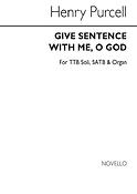 H Give Sentence With Me Solo Ttb/Satb