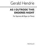 As I Outrode This Enderes Night