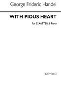 G.F. With Pious Heart Ssaattbb/Pf