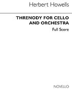 Threnody For Cello & Orchestra (Full Score)
