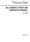 All People That On Earth Do Dwell Satb