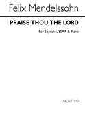 Praise Thou The Lord S/Ssaa/Piano