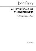 (John) A Little Song Of Thankfulness Piano