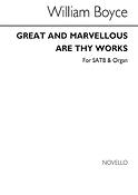 Great And Marvellous Are Thy Works