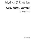 Kuhlau Every Rustling Tree Ttbb/Piano