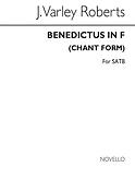 Benedictus In F (Chant Form) SATB