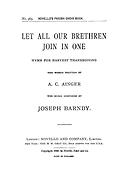 Let All Our Brethren Join In One