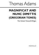 Magnificat And Nunc Dimittis(Gregorian Tones(3rd Tone)satb/Org.)