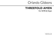 Threefold Amen Satb/Organ