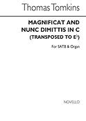 Magnificat And Nunc Dimittis In C(Transposed To Eb)