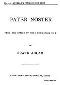 Pater Noster (Lord`s Prayer) In F