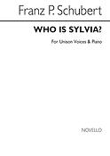 Schubert Who Is Silvia Piano