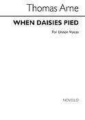 Arne When Daisies Pied Unison