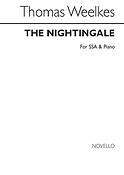 Weelkes The Nightingale Ssa/Piano