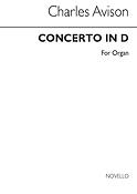 Concerto In D For Organ