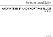Bertram Luard-Selby: Andante In B Flat And Short Postlude Organ