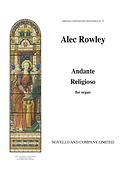 Alec Rowley: Andante Religioso Organ