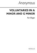 Anonymous Organ Voluntaries In A & G Minor