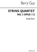Guy: String Quartet No.3 (Studiepartituur)